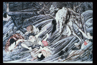 Tsunami Damage from the 1896 Meiji Sanriku Tsunami